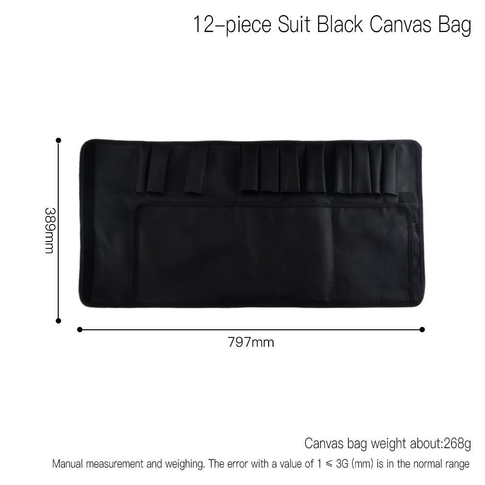 Chef Knife Bag, 12 Pockets Portable Kitchen Knife Roll Bag - Letcase