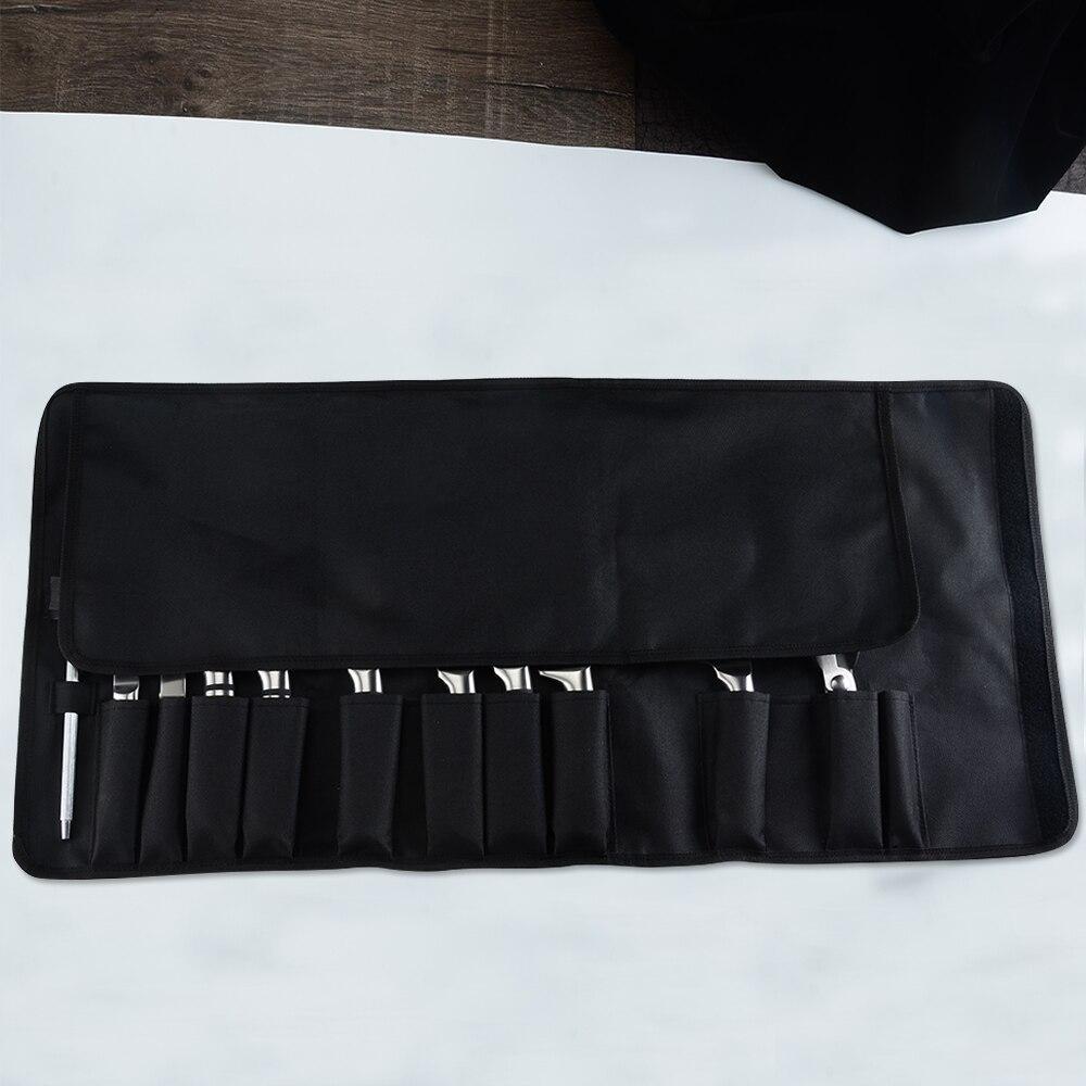 Chef Knife Bag, 12 Pockets Portable Kitchen Knife Roll Bag - Letcase