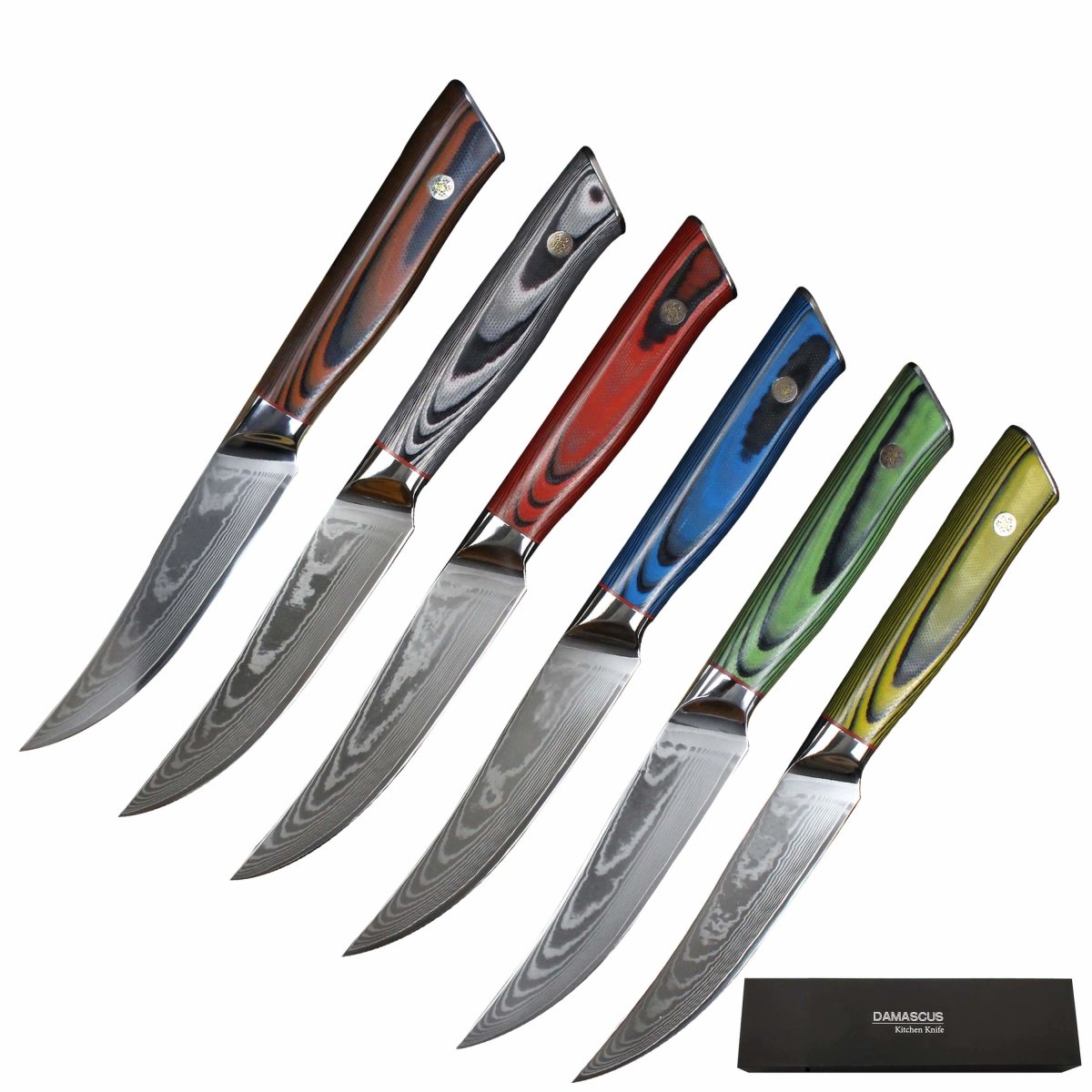 Kitchen Knives Damascus Steel AUS-10 Chef Knife Kiritsuke Boning