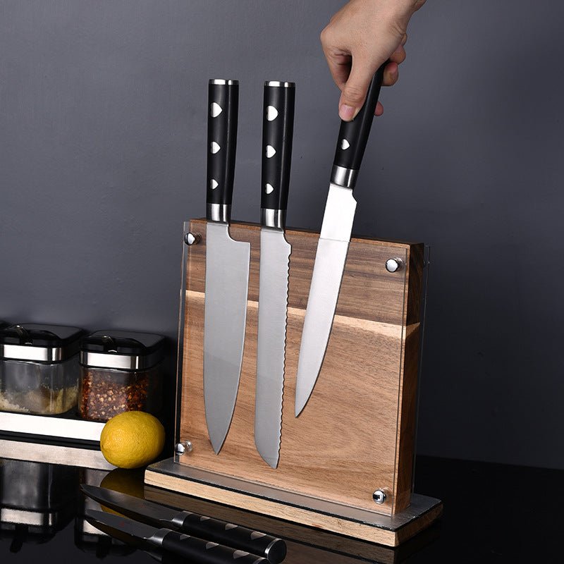 Double Sided Magnetic Acrylic Knife Holder - Letcase