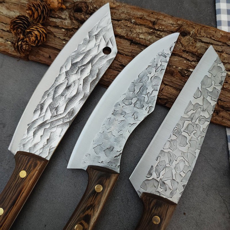 Hand Forged Butcher Knife Set - Letcase
