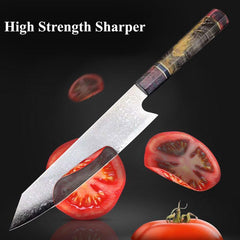 Japanese Damascus Kitchen Knives, 8 Inch VG10 Damascus Steel Chef Knife - Letcase