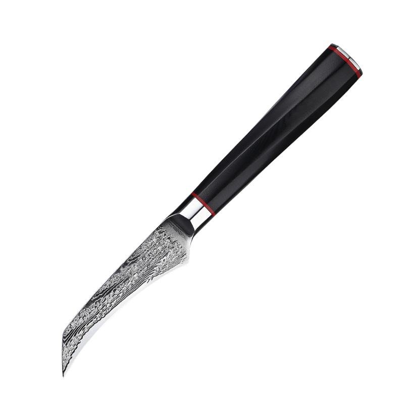 Japanese Damascus Paring Knife 3.5 Inch, Narcissus Flower Series - Letcase