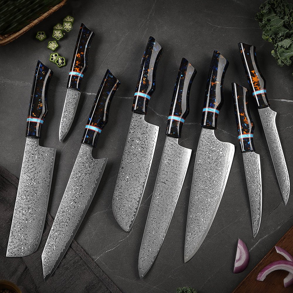 Japanese Kitchen Knife Set 8 Piece