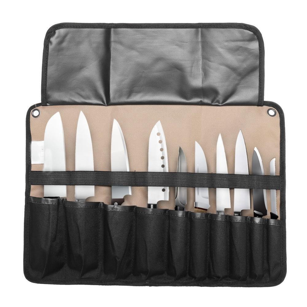 Multifunctional Chef Knife Carrying Case - 10 Pockets - Letcase