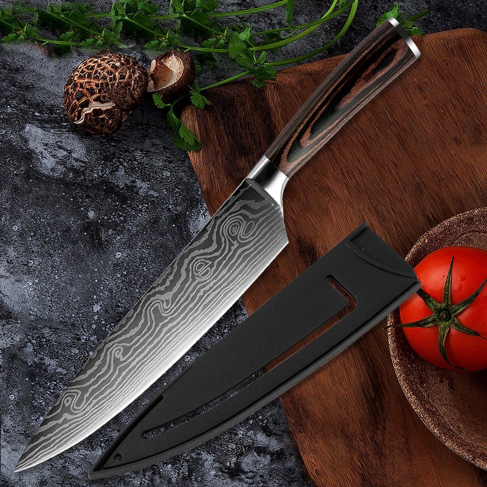 Professional 10 Pieces Stainless Steel Chef Knife Set - Letcase