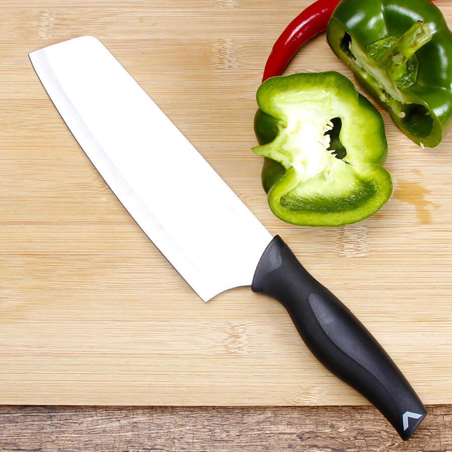 professional chef knife set with carrying case - Nakiri knife