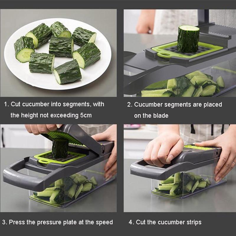 Vegetable Slicer Multifunctional Vegetable Fruit Cutting Machine – Letcase