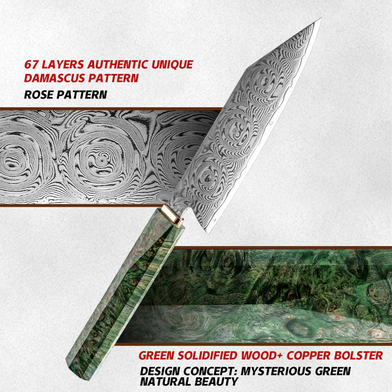 5-Piece Japanese Damascus Knife Set