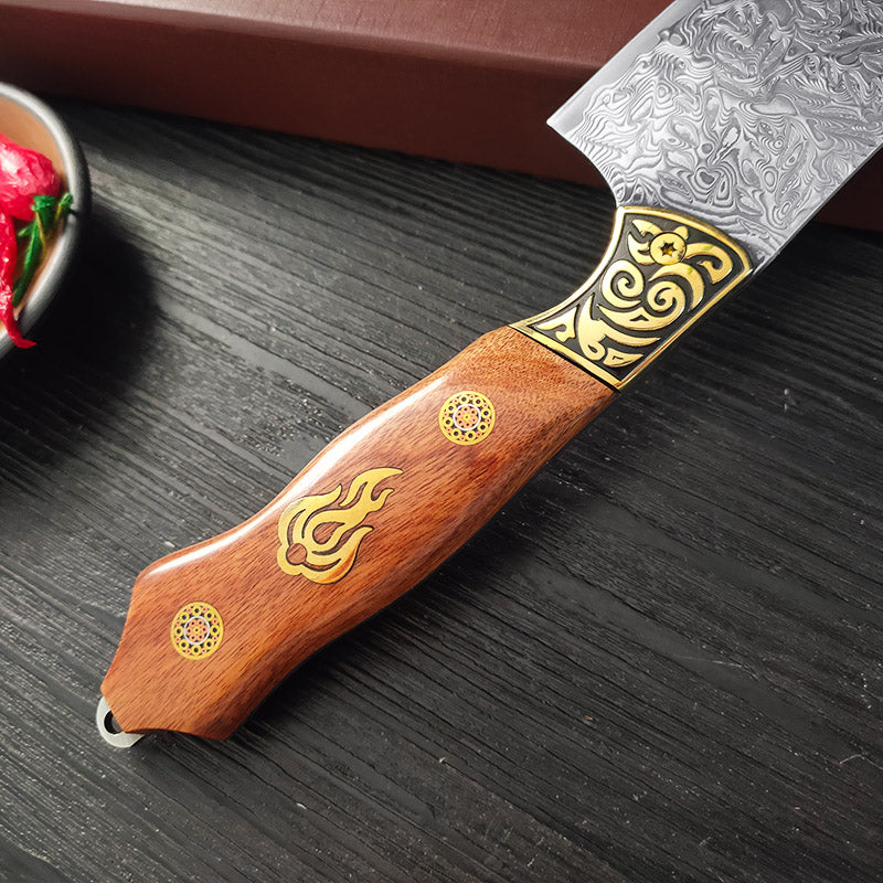 7 inch Japanese Damascus Steel Butcher Knife