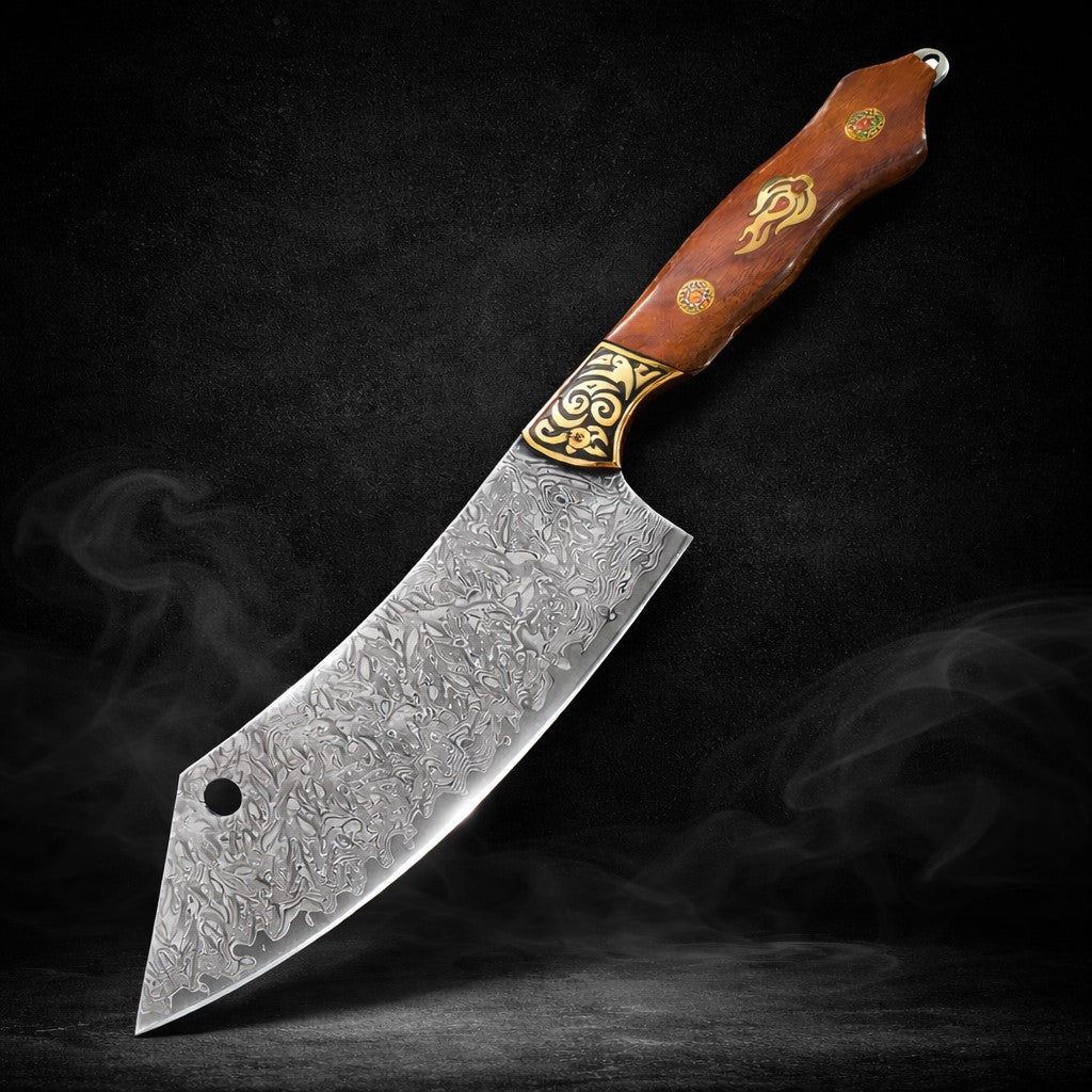 7 inch Japanese Damascus Steel Butcher Knife