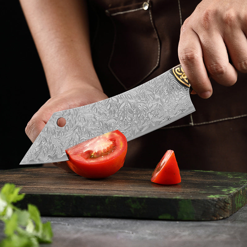 7 inch Japanese Damascus Steel Butcher Knife