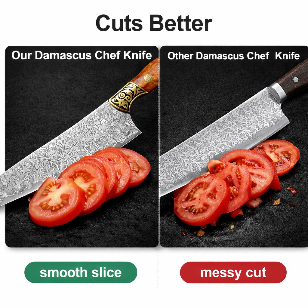 8 inch Japanese Damascus Steel Chef Knife