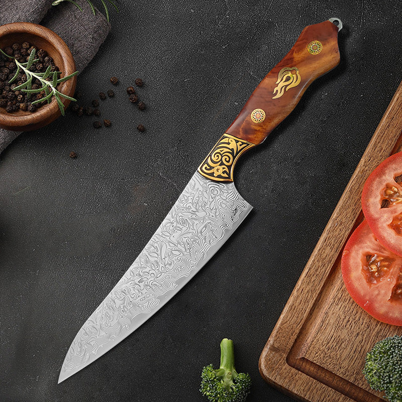 8 inch Japanese Damascus Steel Chef Knife