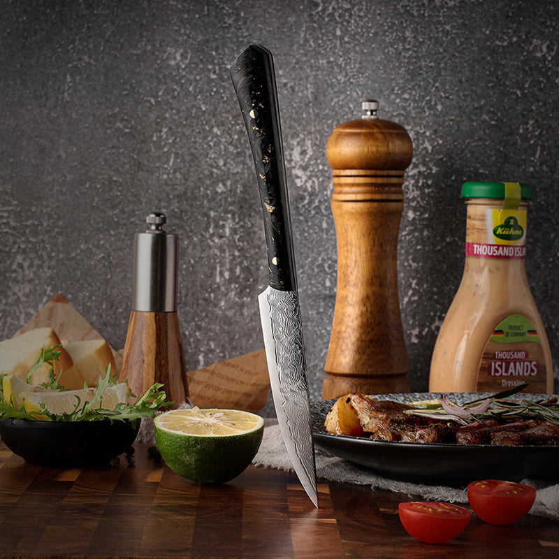 Damascus Steak Knife Set – 4