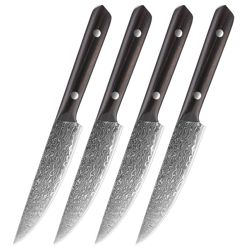 Damascus Steak Knife Set – 5
