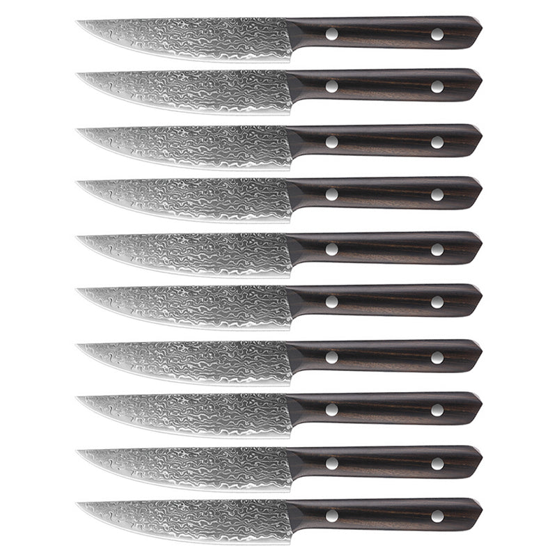 Damascus Steak Knife Set – 5