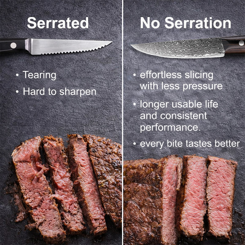 Damascus Steak Knife Set – 5