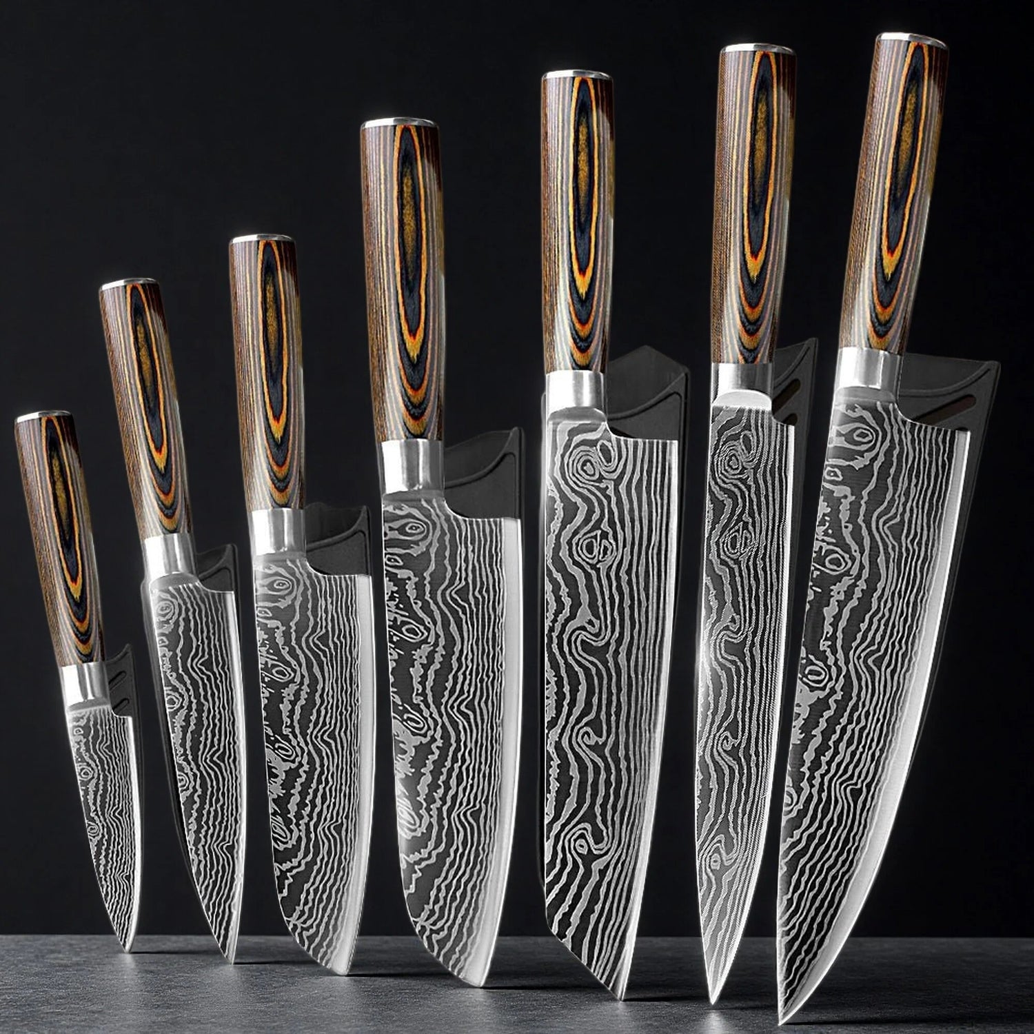 High Carbon Stainless Steel Kitchen Knife Set