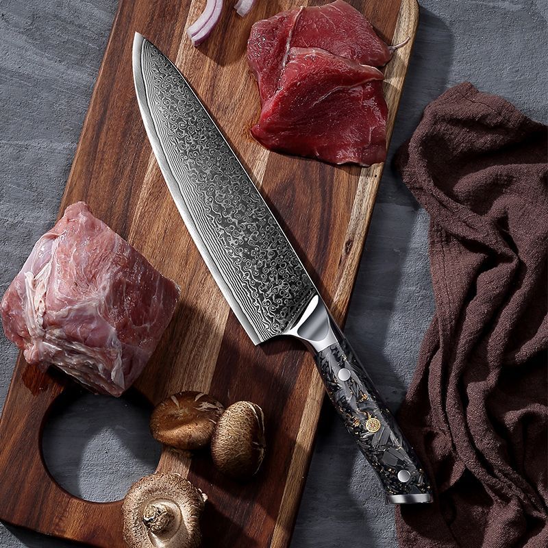 Japanese 67-Layer VG10 Damascus Steel Chef Knife Set