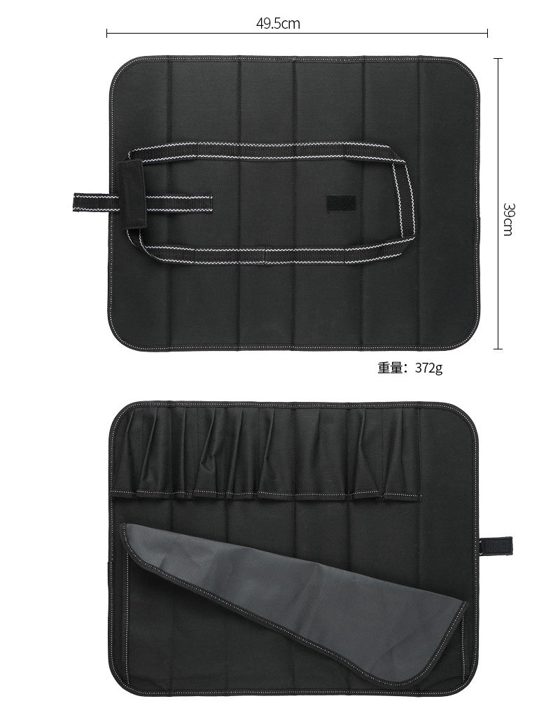 Premium 5-Piece Damascus Japanese Chef Knife Set with Knife Roll Bag