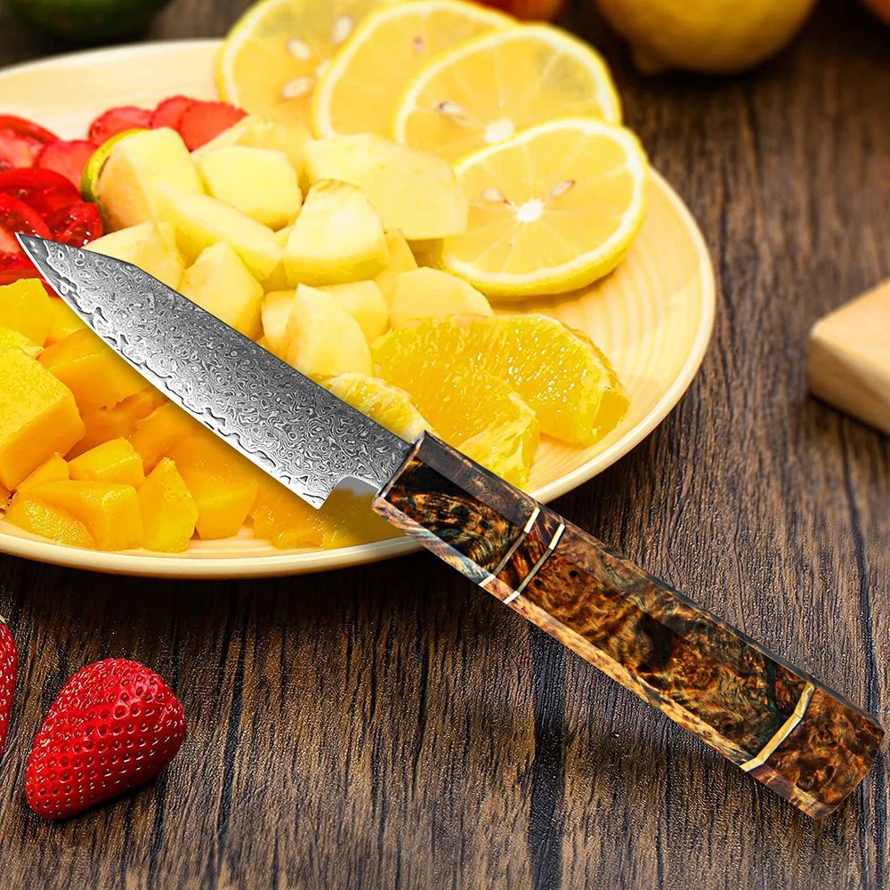 Professional 67-Layer Japanese Damascus Steel Knife Set