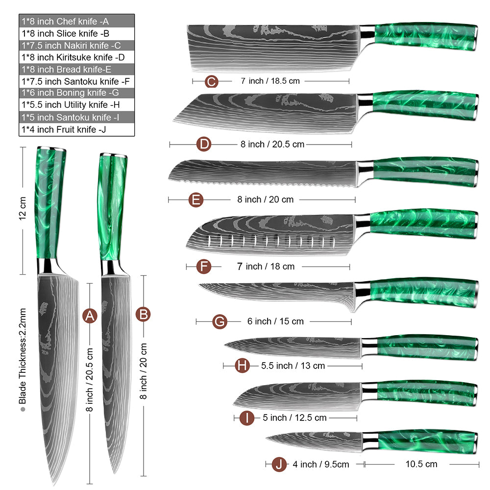 Premium Japanese Kitchen Knife Set