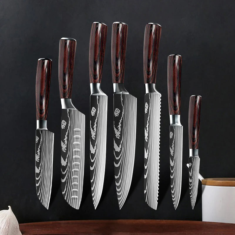 Professional Kitchen Knives Set