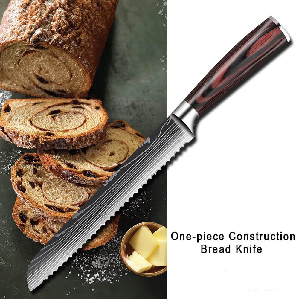 10 Pieces Professional Kitchen Knives Set - Letcase