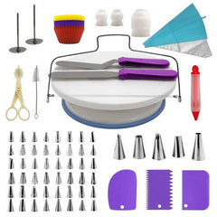 106 PCS Multifunction Cake Decorating Kit Cake Turntable Set - Letcase