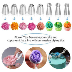 110-Piece Cake Decorating Kit Baking Tools For Cakes - Letcase