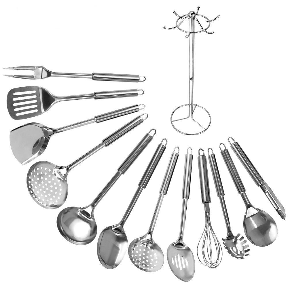 13 Pieces Stainless Steel Cooking Utensils Set - Letcase