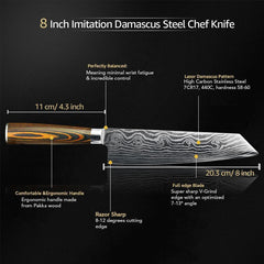 japanese cooking knife set description