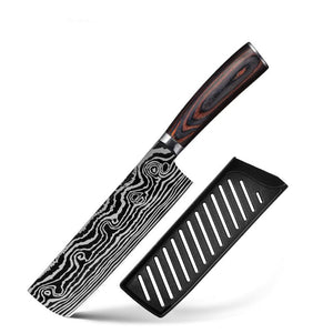 7 inch Nakiri Knife & 8 inch Kiritsuke Knife - Letcase