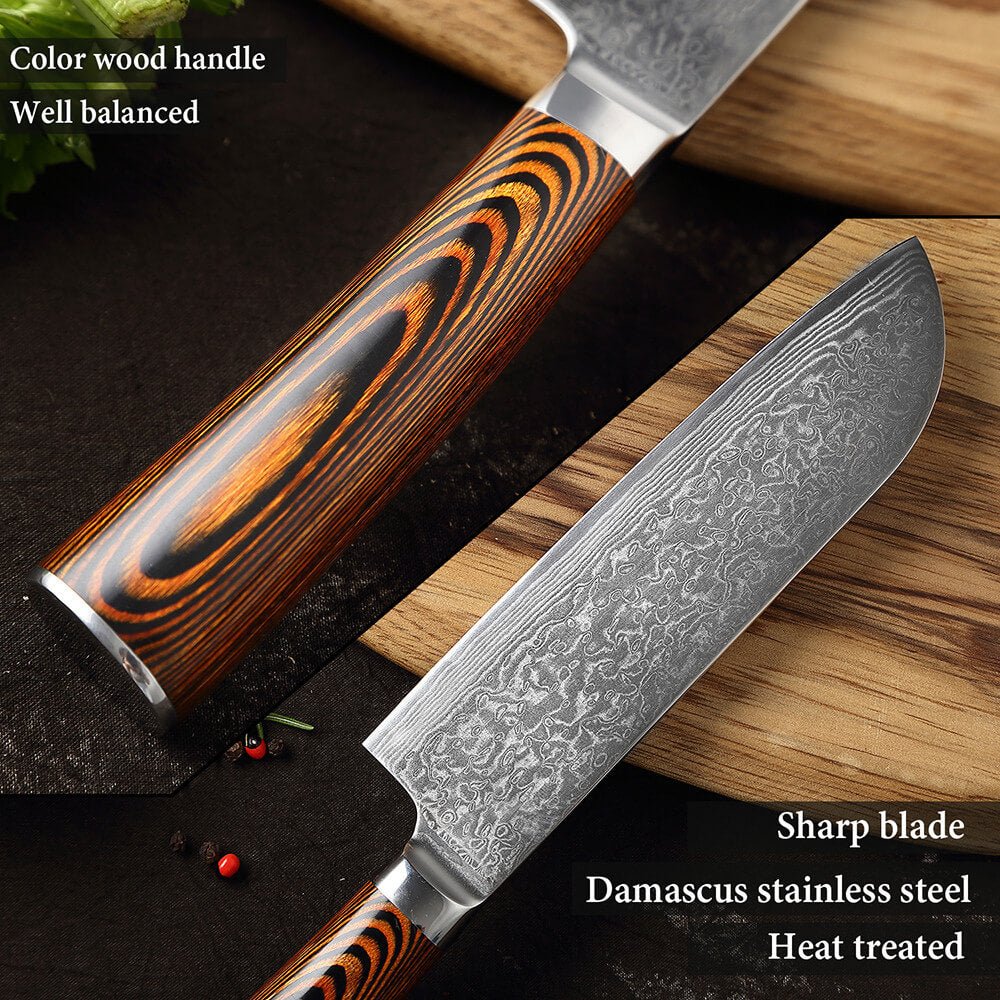 7 Piece Chef Knives Set - Letcase