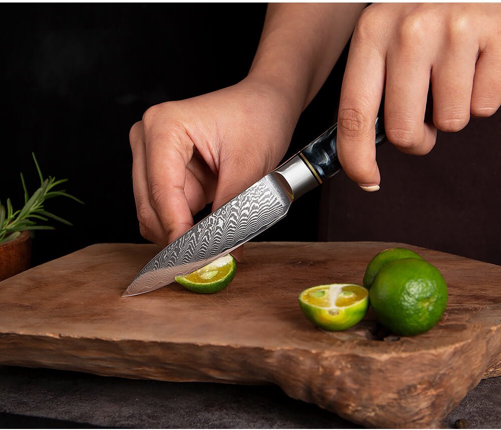 7 Piece Damascus Kitchen Knife Set Ultra-sharp 67 Layer Japanese Chef Knives - Letcase