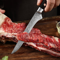 7-Piece Damascus Knife Set With VG10 Steel Core - Letcase