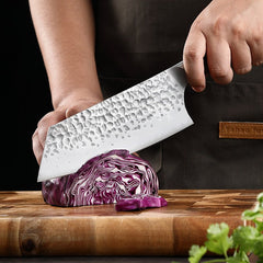 7 Piece Hand Forged Durable Sharp Kitchen Knife Set - Letcase