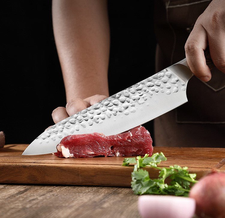 7 Piece Hand Forged Durable Sharp Kitchen Knife Set - Letcase