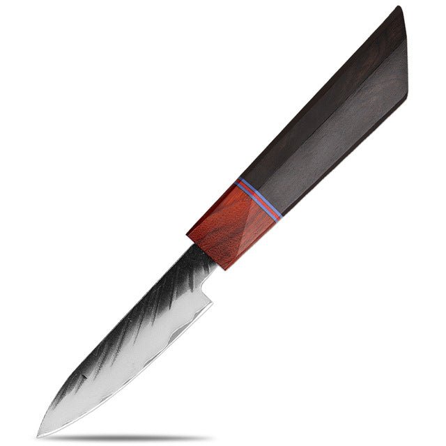 7 Piece Handmade Kitchen Knives Set With Ebony handle - Letcase