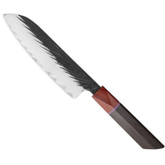 7 Piece Handmade Kitchen Knives Set With Ebony handle - Letcase