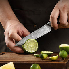 7-Piece Professional Damascus Chef Knives Set - Letcase