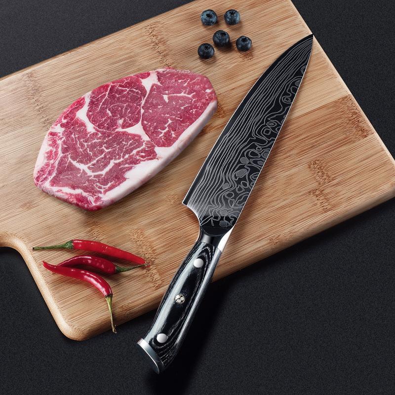 8-Inch Chef Knives High Carbon German Forged Steel - Letcase