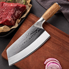 8 Inch Cleaver Butcher Knife - Letcase