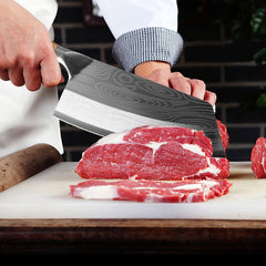 8 Inch Cleaver Butcher Knife - Letcase