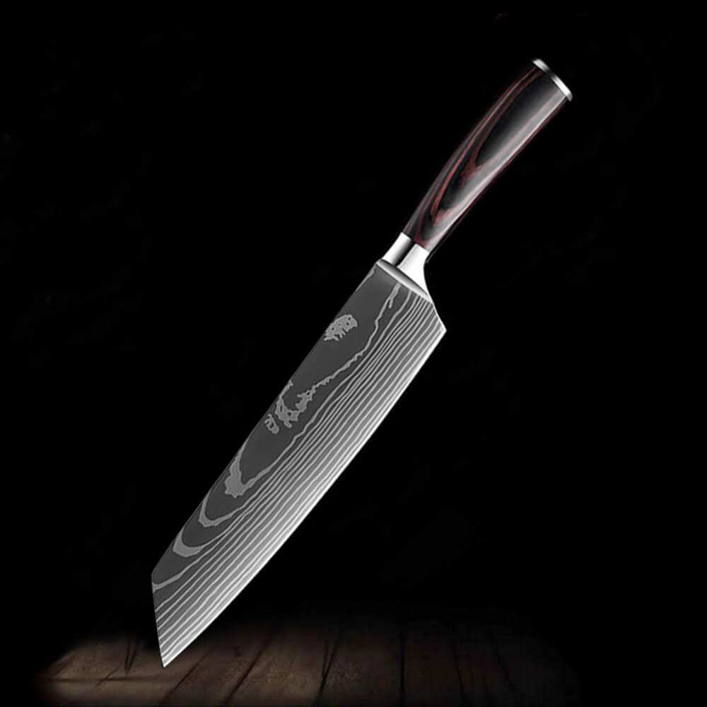 8 Inch Stainless Kiritsuke Knife - Letcase