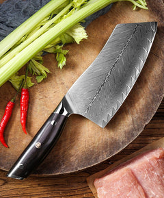 8-Piece Damascus Kitchen Knife Set - Letcase
