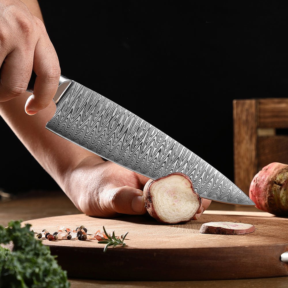 8 Piece Professional Chef Knife Set - Letcase