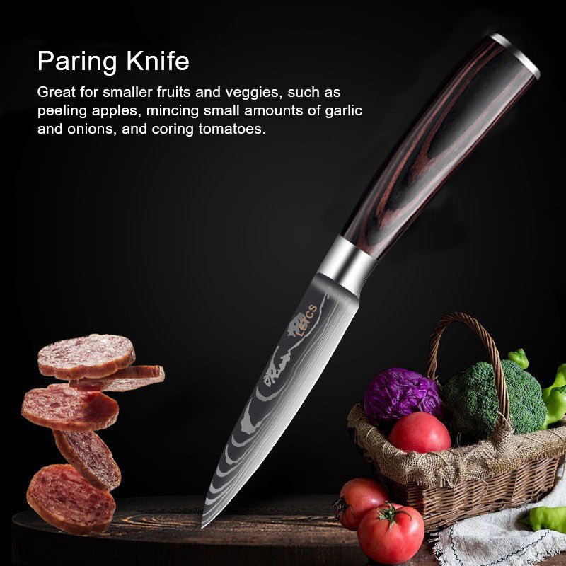 8-Piece Professional Japanese Knife Set - Letcase