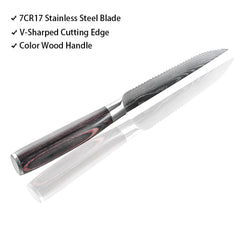 8-Piece Stainless Steel Serrated Steak Knife Set - Letcase